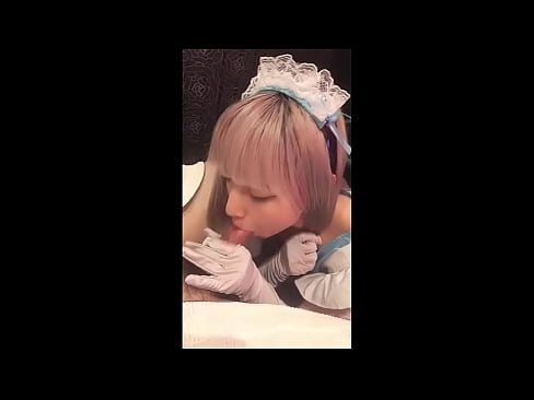 ❤️ Japanese Idol [mayuka], French maid costume, part 1, blowjob and jerk off with lotion Porno fb at us ❤